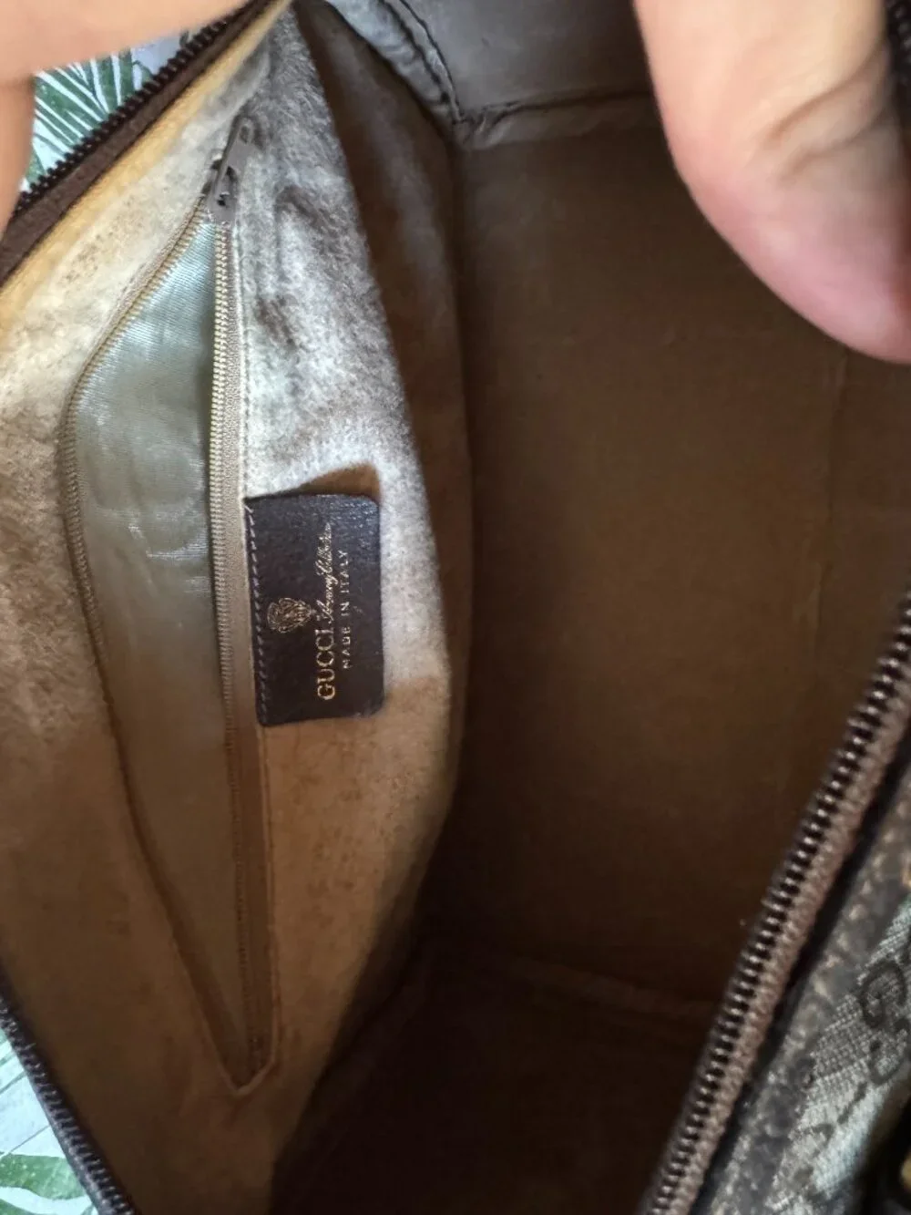 Vintage Gucci GG Monogram Web Stripe Boston Satchel - Picture 10 of 16